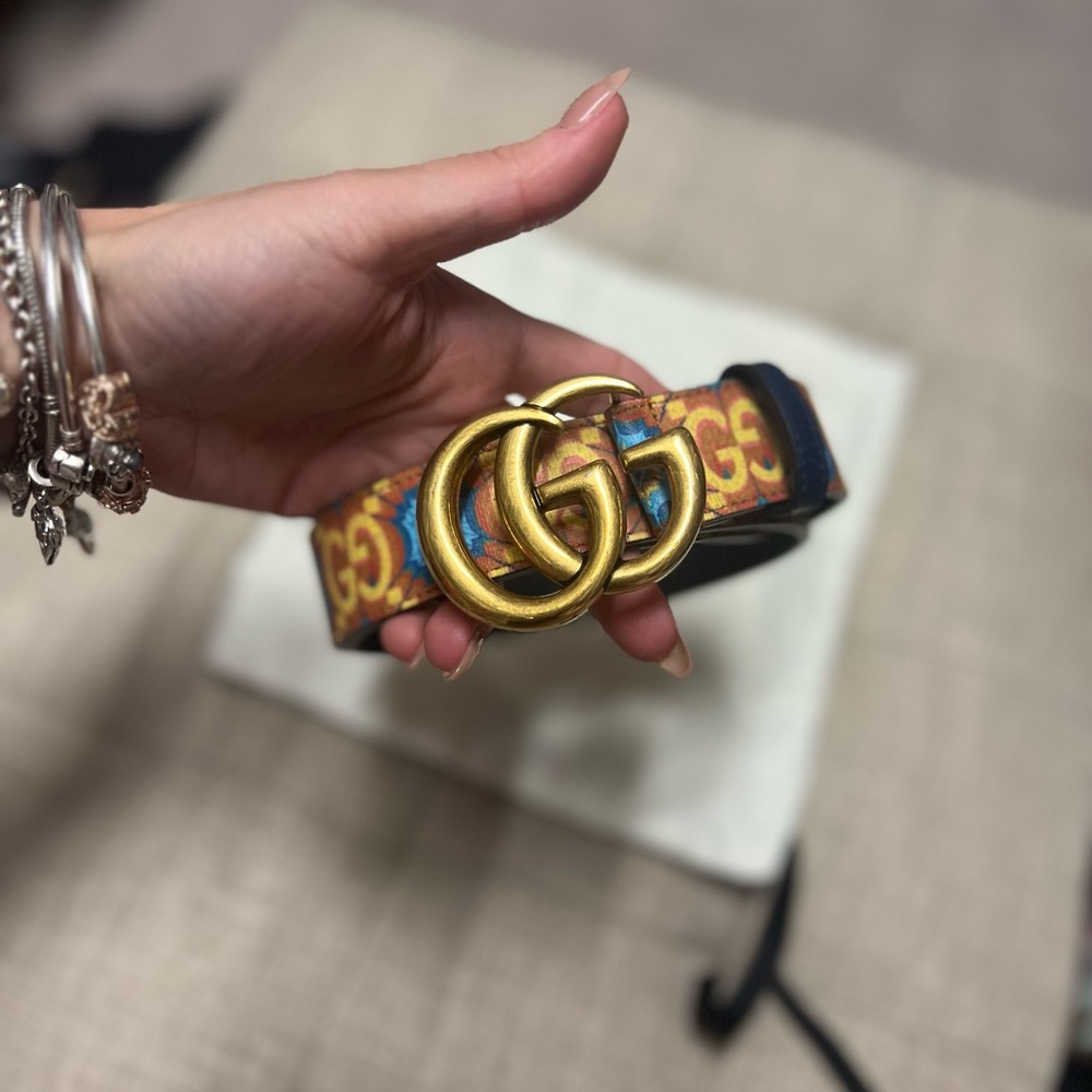 NWT Gucci 100 Centennial Leather Belt GG belt.